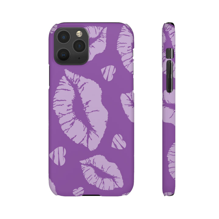 Purple Lips Phone Snap Cases - Beguiling Phenix Boutique