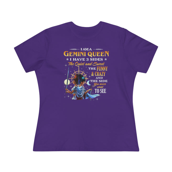 Gemini Queen Women's Premium Tee - Beguiling Phenix Boutique