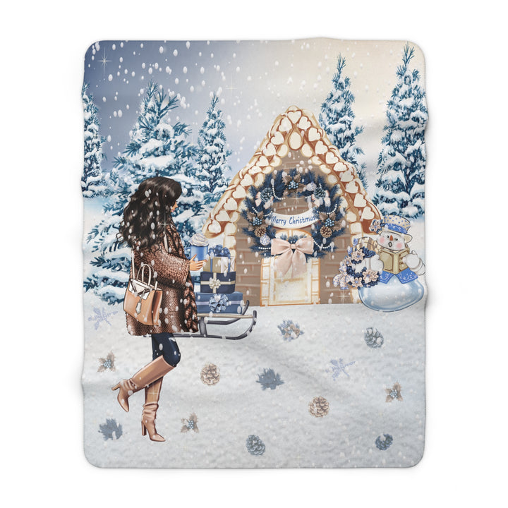 Blue Christmas Fleece Blanket - Beguiling Phenix Boutique