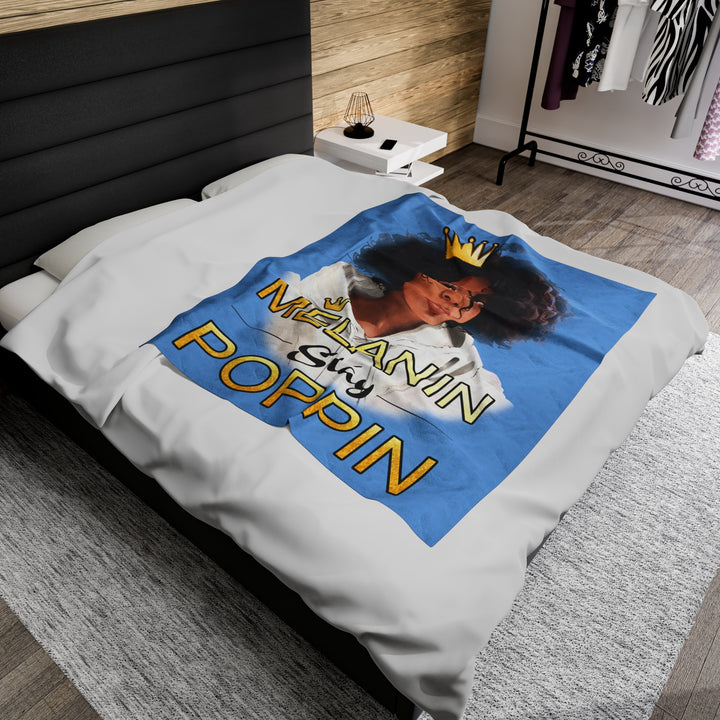 Melanin Stay Popping Plush Blanket - Beguiling Phenix Boutique