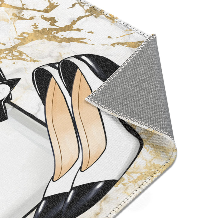 Monogram Area Rug - Beguiling Phenix Boutique
