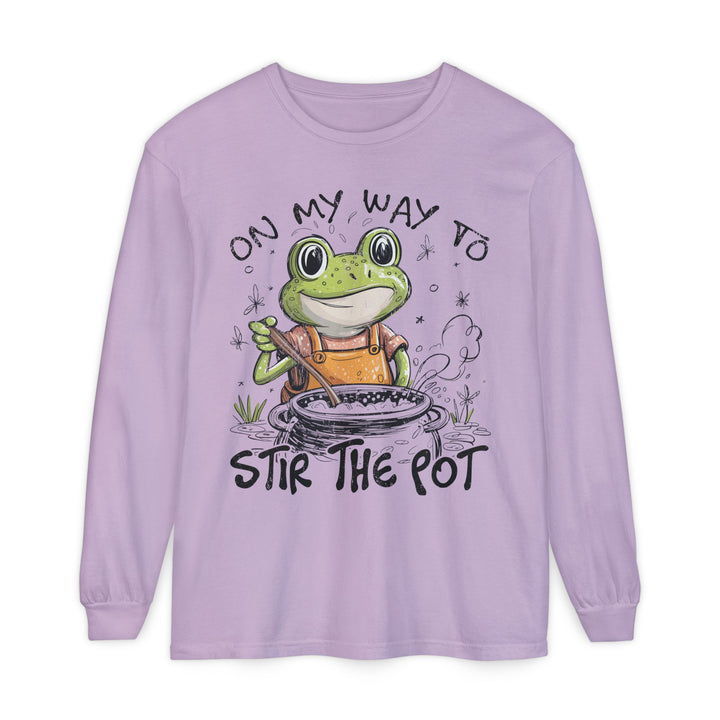 On My Way To Stir the Pot Long Sleeve T-Shirt - Beguiling Phenix Boutique
