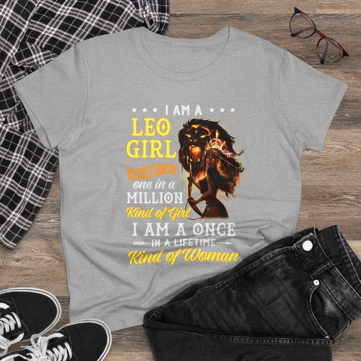 Leo Girl Women's Heavy Cotton Tee - Beguiling Phenix Boutique