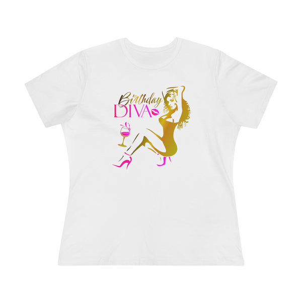 Birthday Diva Women's Premium Tee - Beguiling Phenix Boutique