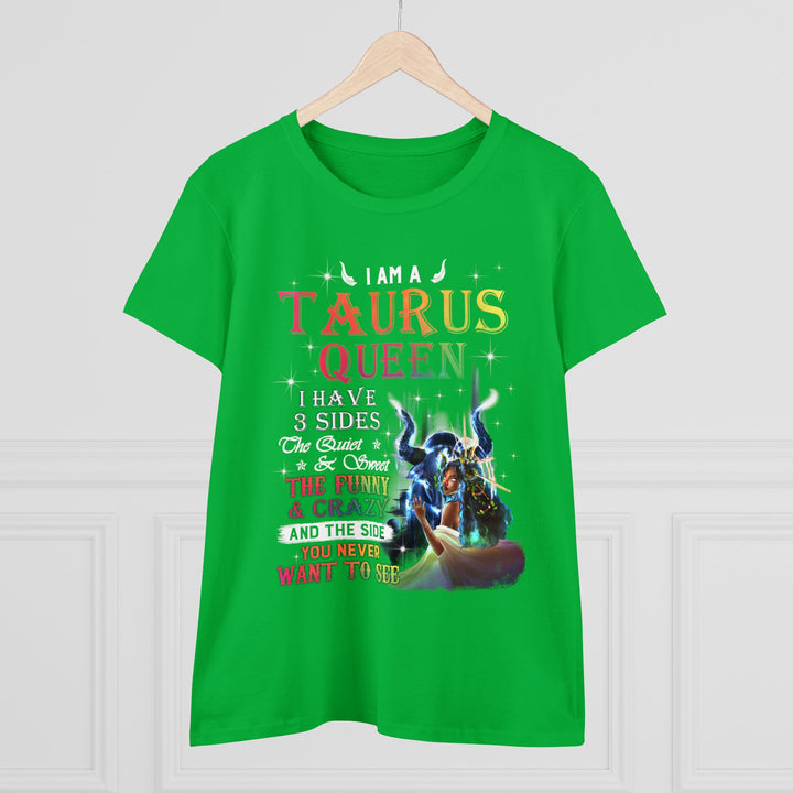 Taurus Queen Women's Heavy Cotton Tee - Beguiling Phenix Boutique