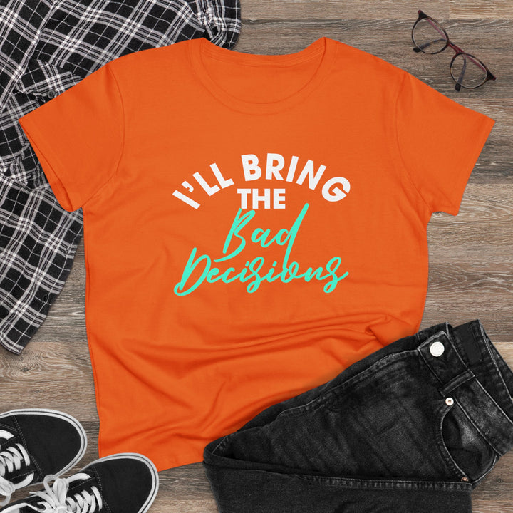 Bad Decisions Women's Heavy Cotton Tee - Beguiling Phenix Boutique