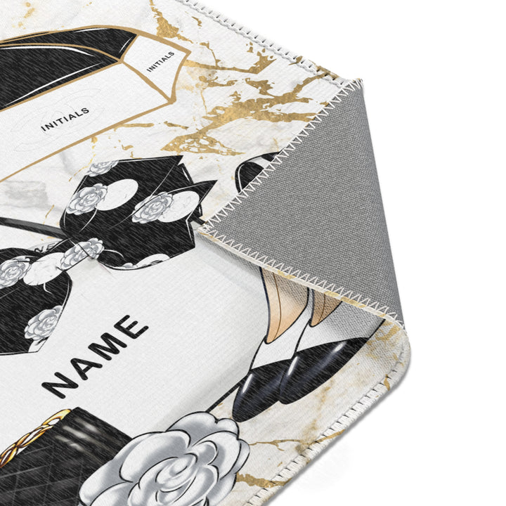 Monogram Area Rug - Beguiling Phenix Boutique