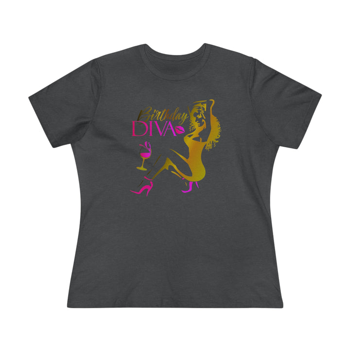 Birthday Diva Women's Premium Tee - Beguiling Phenix Boutique