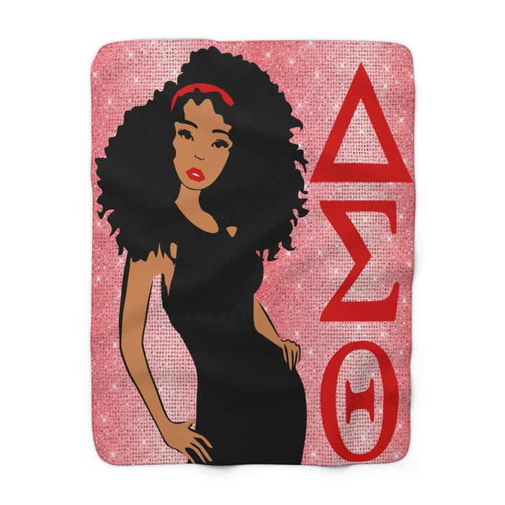 Delta Sigma Theta Fleece Blanket - Beguiling Phenix Boutique
