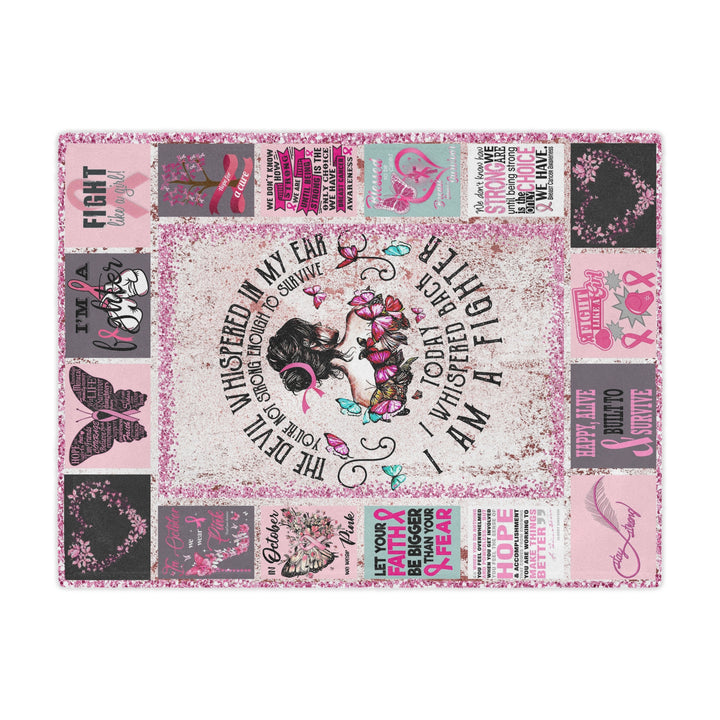 Cancer Fighter Minky Blanket - Beguiling Phenix Boutique