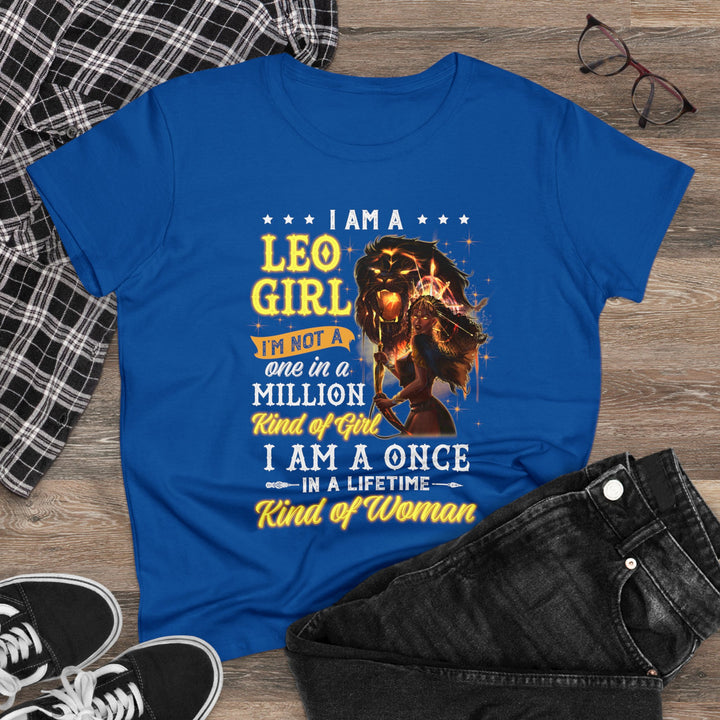 Leo Girl Women's Heavy Cotton Tee - Beguiling Phenix Boutique