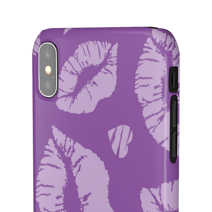 Purple Lips Phone Snap Cases - Beguiling Phenix Boutique