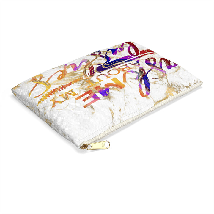 Ask Me About My Lashes Accessory Pouch - Beguiling Phenix Boutique