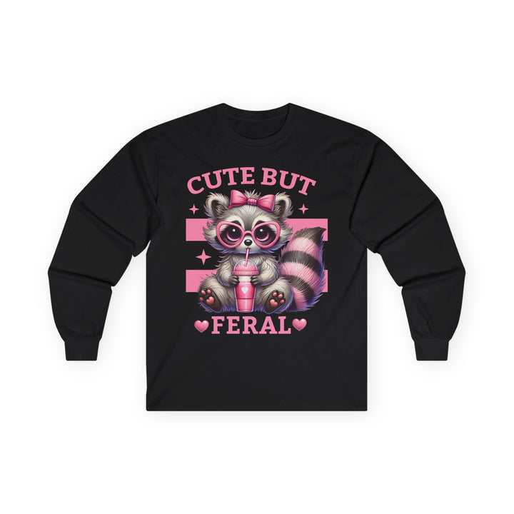 Cute But Feral Long Sleeve Tee - Beguiling Phenix Boutique
