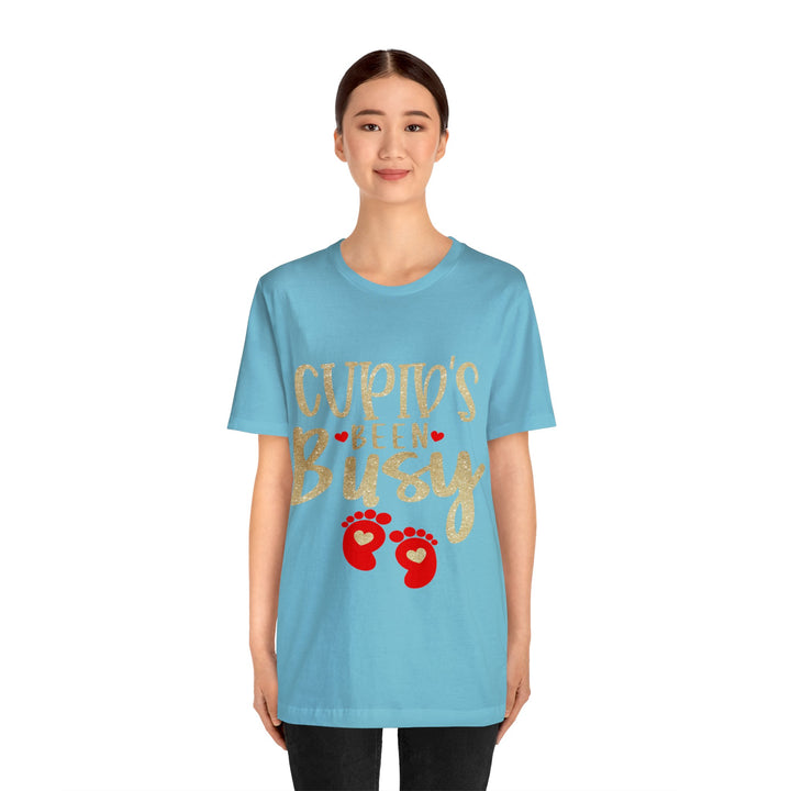 Unisex Jersey Short Sleeve Tee (Cupid's been busy) - Beguiling Phenix Boutique