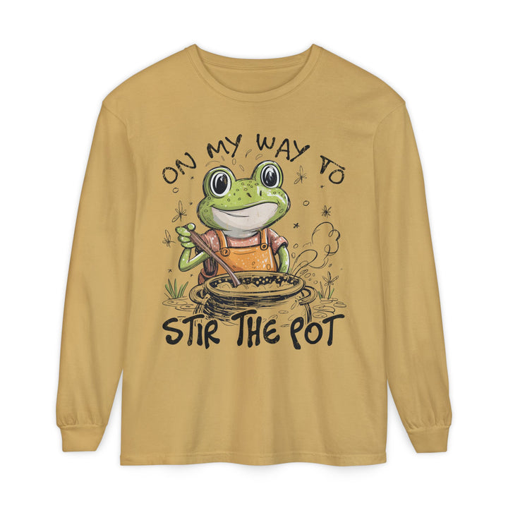 On My Way To Stir the Pot Long Sleeve T-Shirt - Beguiling Phenix Boutique