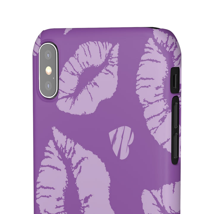 Purple Lips Phone Snap Cases - Beguiling Phenix Boutique