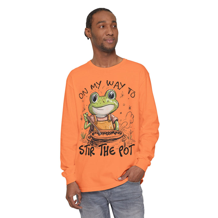 On My Way To Stir the Pot Long Sleeve T-Shirt - Beguiling Phenix Boutique