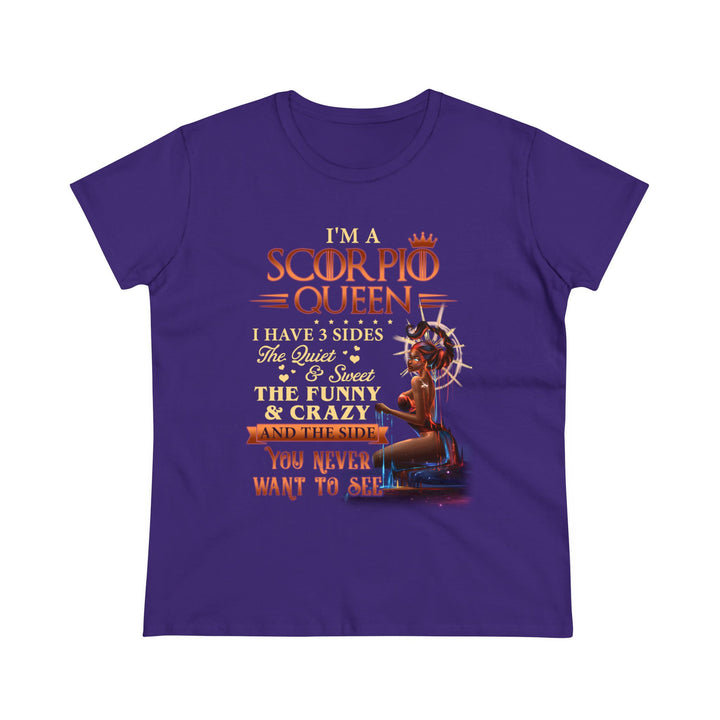 Scorpio Queen Women's Heavy Cotton Tee - Beguiling Phenix Boutique