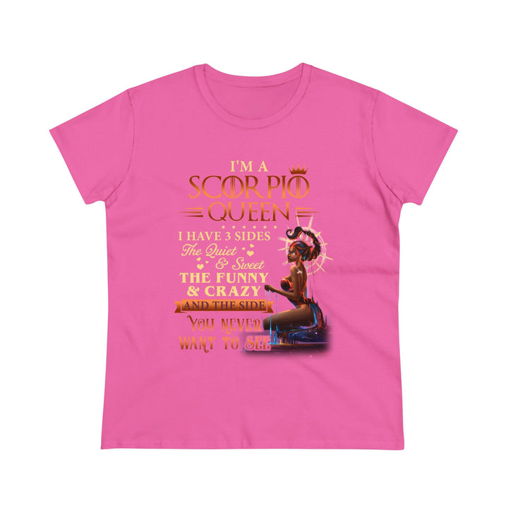 Scorpio Queen Women's Heavy Cotton Tee - Beguiling Phenix Boutique