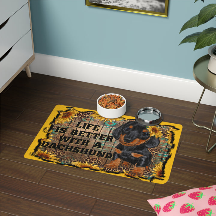 Dachshund Life Pet Mat (12" x 18") - Beguiling Phenix Boutique