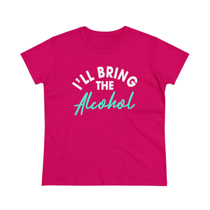 Bring Alcohol Women's Heavy Cotton Tee - Beguiling Phenix Boutique
