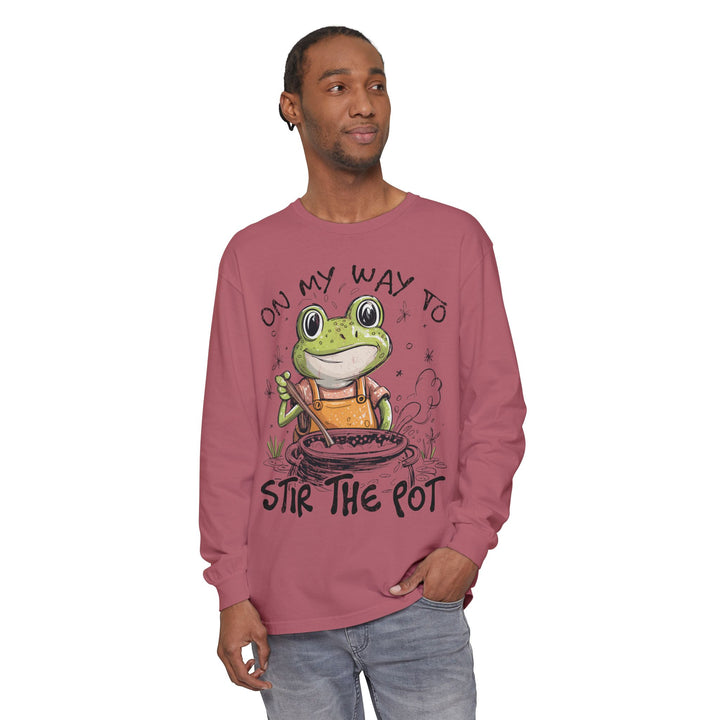 On My Way To Stir the Pot Long Sleeve T-Shirt - Beguiling Phenix Boutique