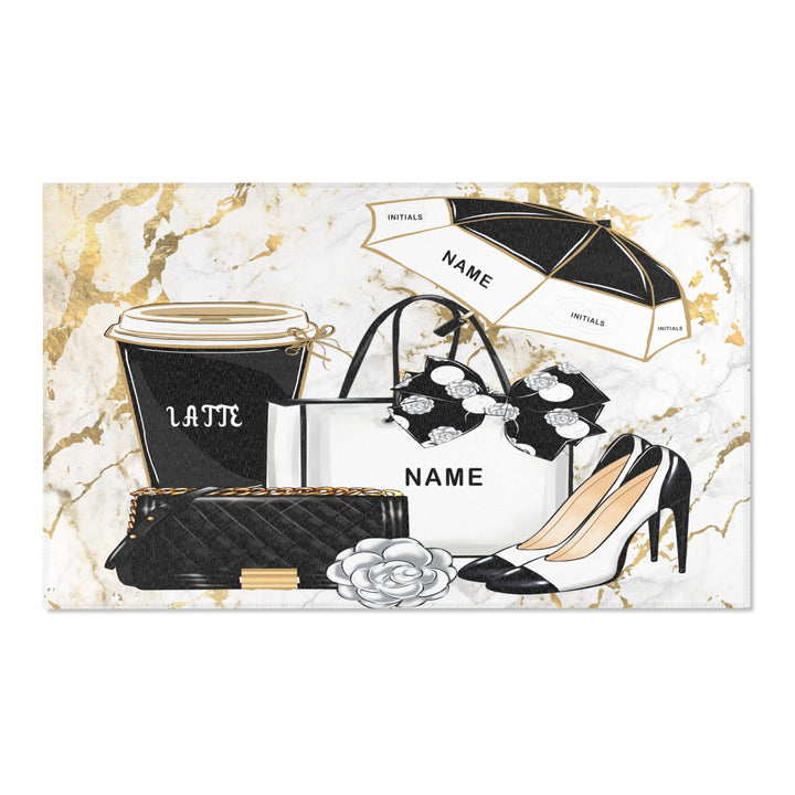 Monogram Area Rug - Beguiling Phenix Boutique