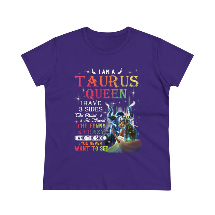 Taurus Queen Women's Heavy Cotton Tee - Beguiling Phenix Boutique