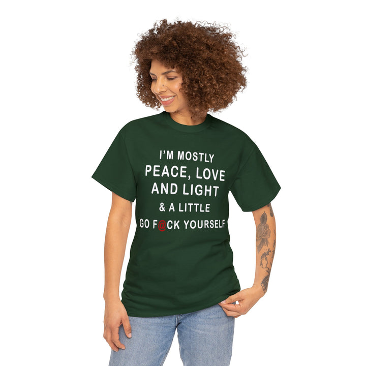 Peace & Love Unisex Cotton Tee - Beguiling Phenix Boutique