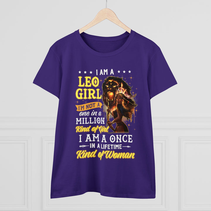Leo Girl Women's Heavy Cotton Tee - Beguiling Phenix Boutique