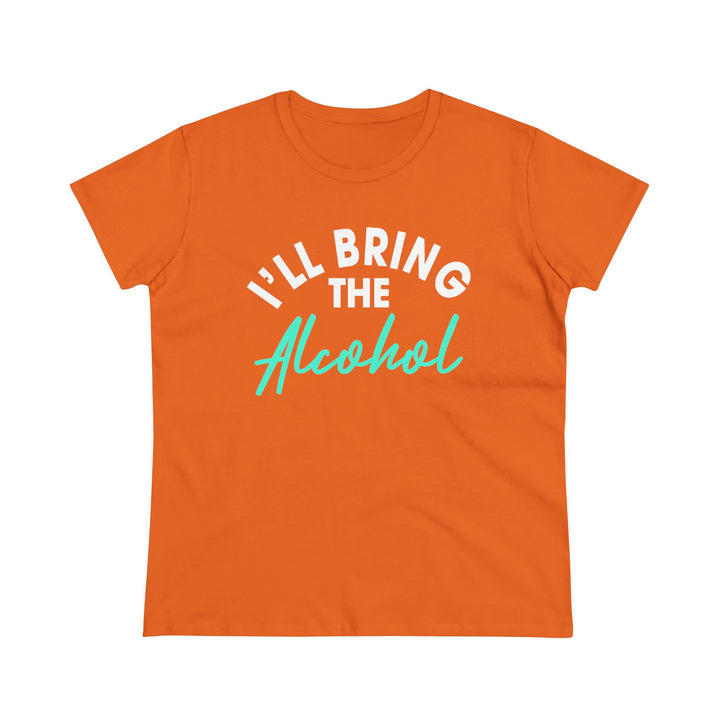 Bring Alcohol Women's Heavy Cotton Tee - Beguiling Phenix Boutique