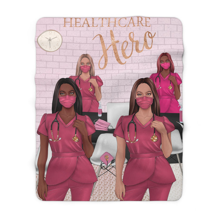 Healthcare Hero Fleece Blanket - Beguiling Phenix Boutique