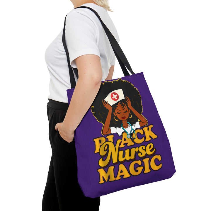 Black Nurse Magic Tote Bag - Beguiling Phenix Boutique
