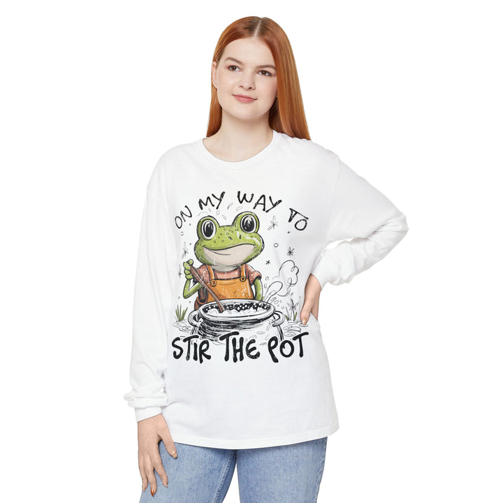 On My Way To Stir the Pot Long Sleeve T-Shirt - Beguiling Phenix Boutique