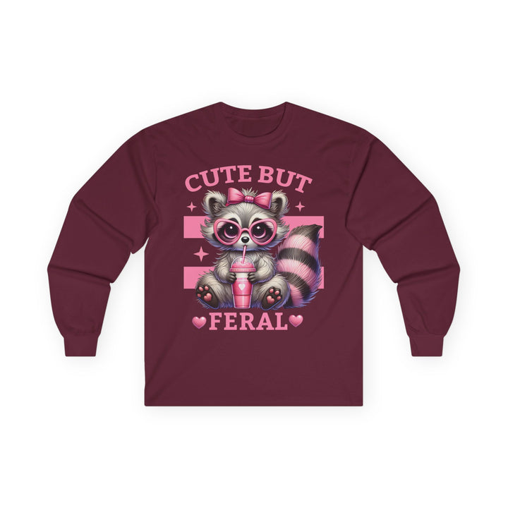 Cute But Feral Long Sleeve Tee - Beguiling Phenix Boutique