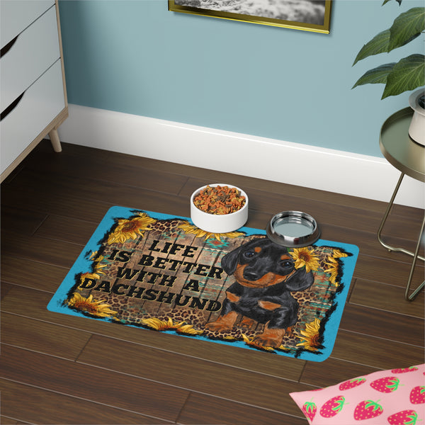 Dachshund Life Pet Mat (12" x 18") - Beguiling Phenix Boutique