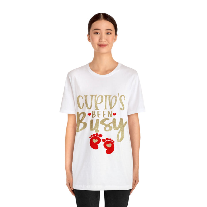 Unisex Jersey Short Sleeve Tee (Cupid's been busy) - Beguiling Phenix Boutique