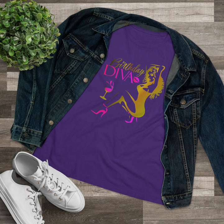 Birthday Diva Women's Premium Tee - Beguiling Phenix Boutique