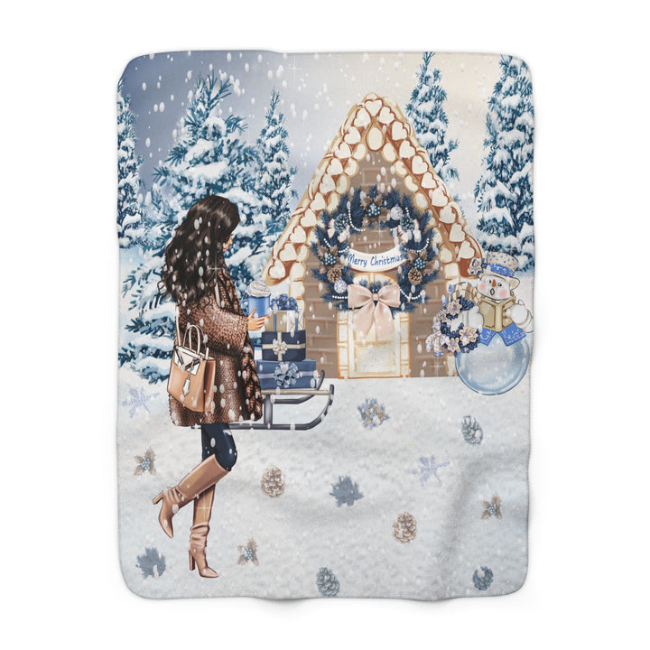 Blue Christmas Fleece Blanket - Beguiling Phenix Boutique