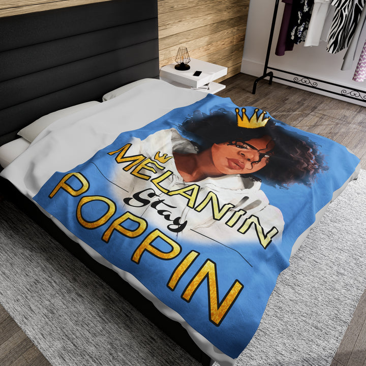 Melanin Stay Popping Plush Blanket - Beguiling Phenix Boutique