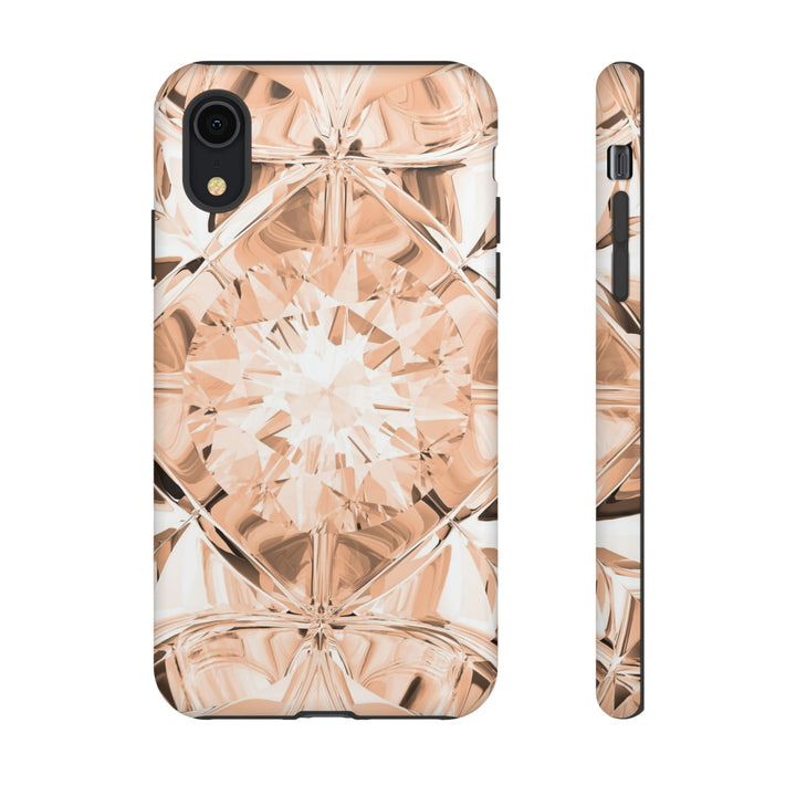 Peach Diamond Tough Phone Cases - Beguiling Phenix Boutique