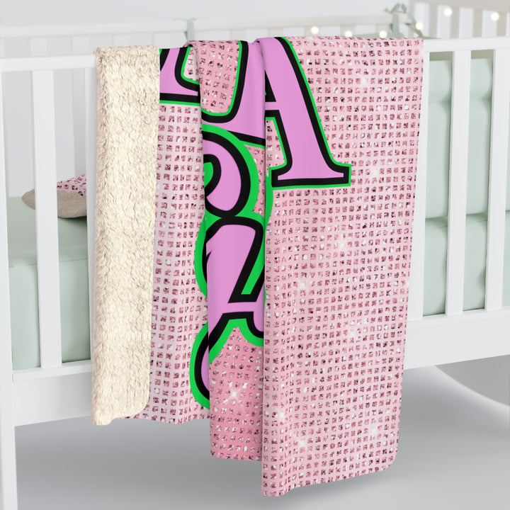 AKA Girl Fleece Blanket - Beguiling Phenix Boutique