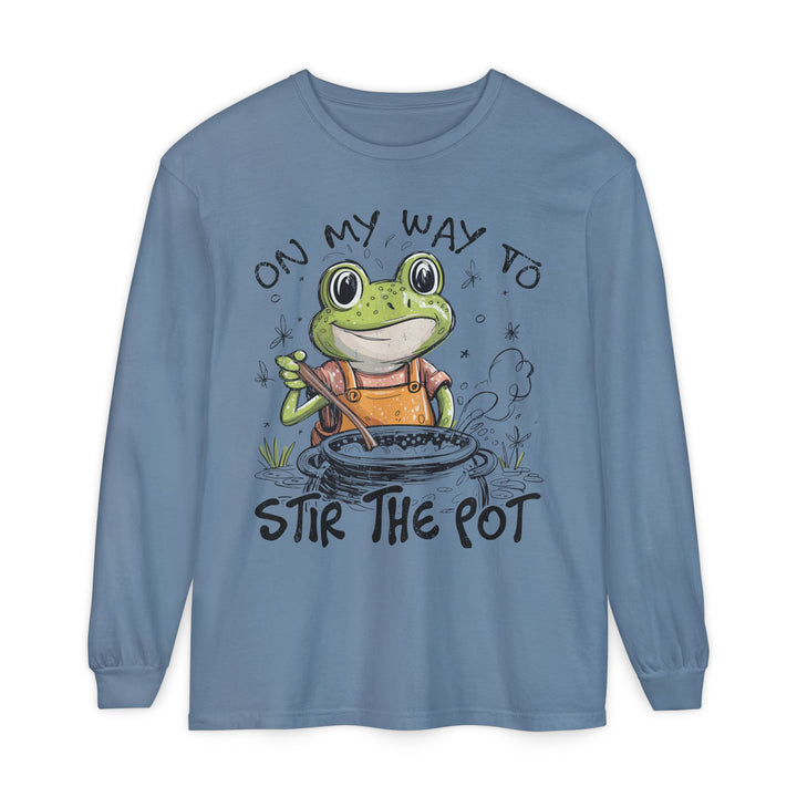 On My Way To Stir the Pot Long Sleeve T-Shirt - Beguiling Phenix Boutique