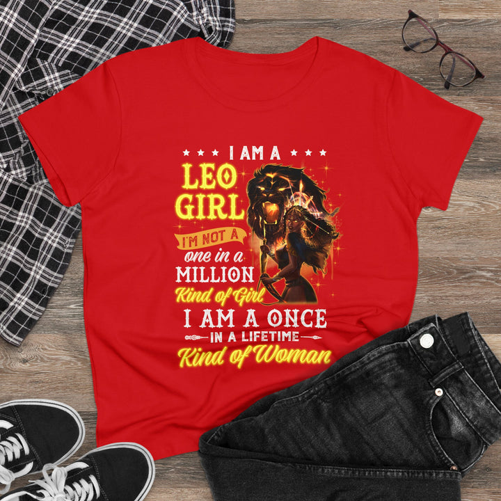 Leo Girl Women's Heavy Cotton Tee - Beguiling Phenix Boutique