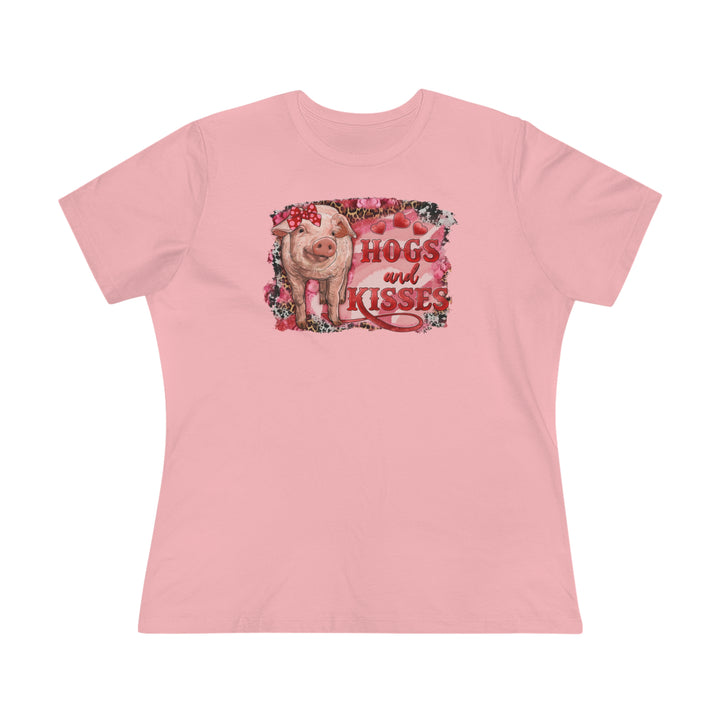 Hogs and Kisses Women's Premium Tee - Beguiling Phenix Boutique