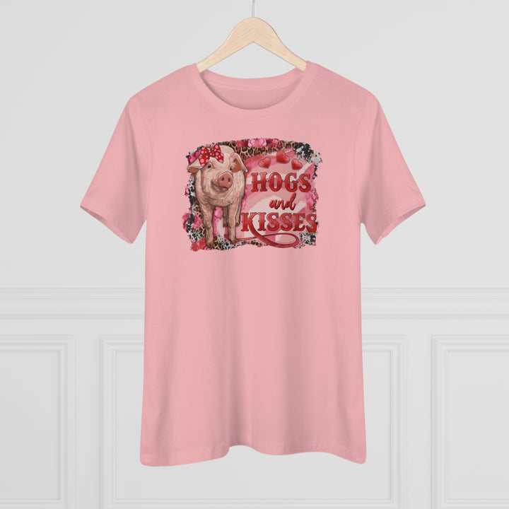 Hogs and Kisses Women's Premium Tee - Beguiling Phenix Boutique