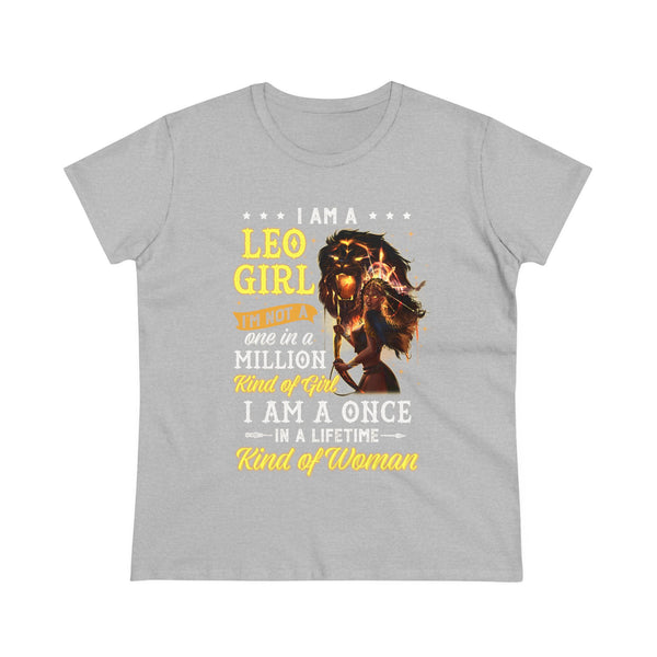 Leo Girl Women's Heavy Cotton Tee - Beguiling Phenix Boutique