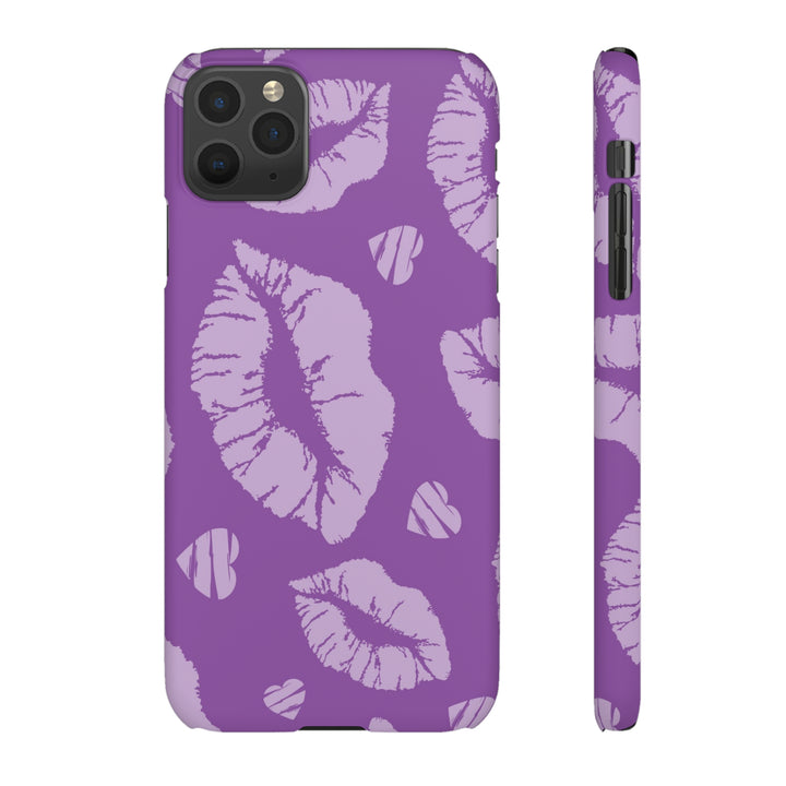 Purple Lips Phone Snap Cases - Beguiling Phenix Boutique