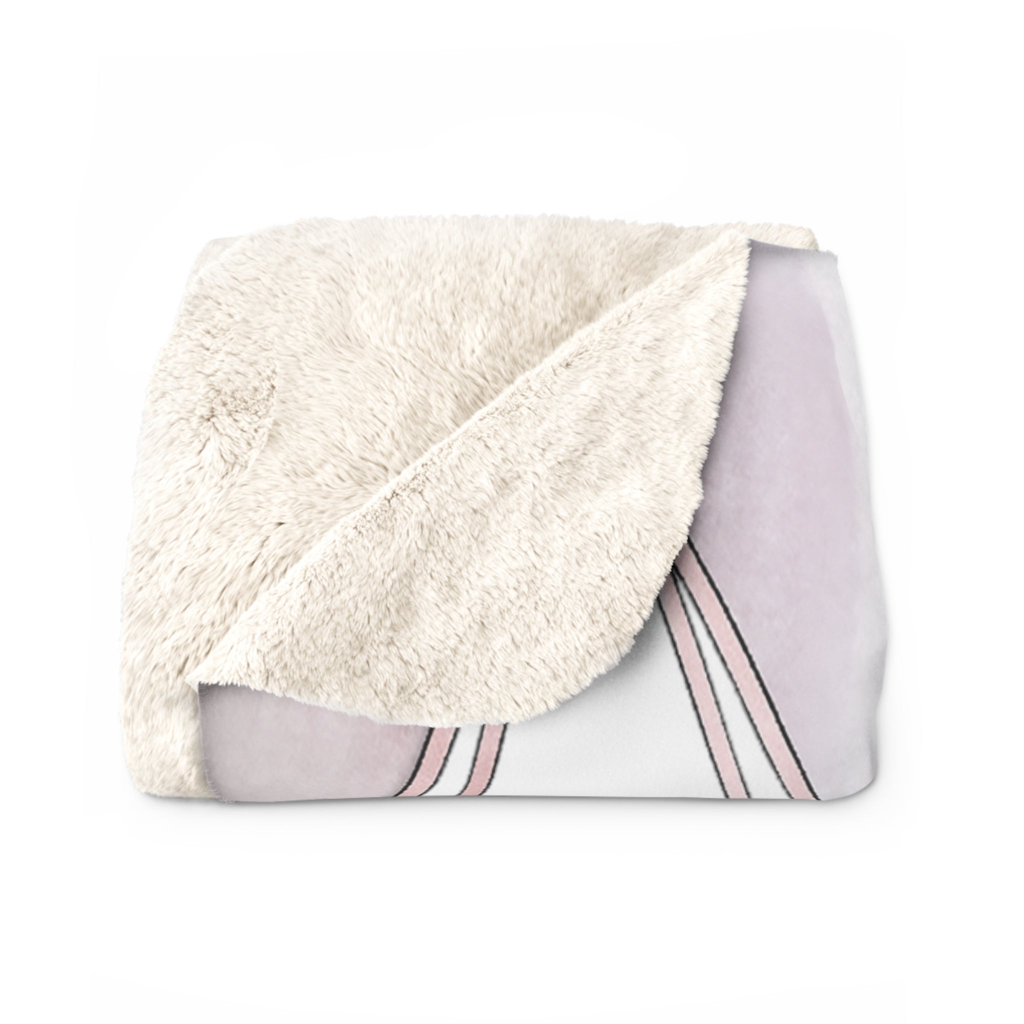 Happy Mothers Day Sherpa Fleece Blanket (Brown Girls) (ADD A PICTURE)